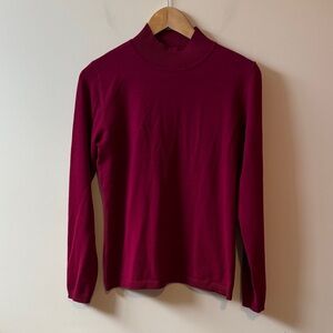 MARINA V  Long Sleeve Mock Neck Sweater